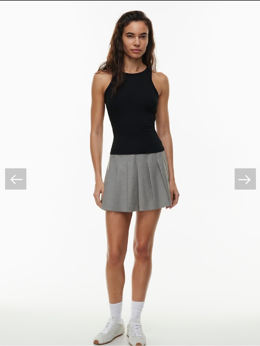 Aritzia Sunday Best Honor Hip Tank ReRib TENCEL Modal Racerback Soft Top Small